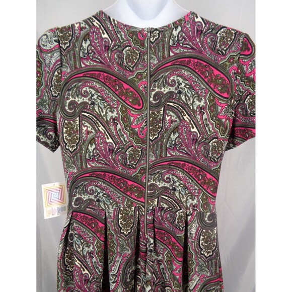 LuLaRoe Paisley Amelia Dress Size 2XL New - Picture 6 of 12